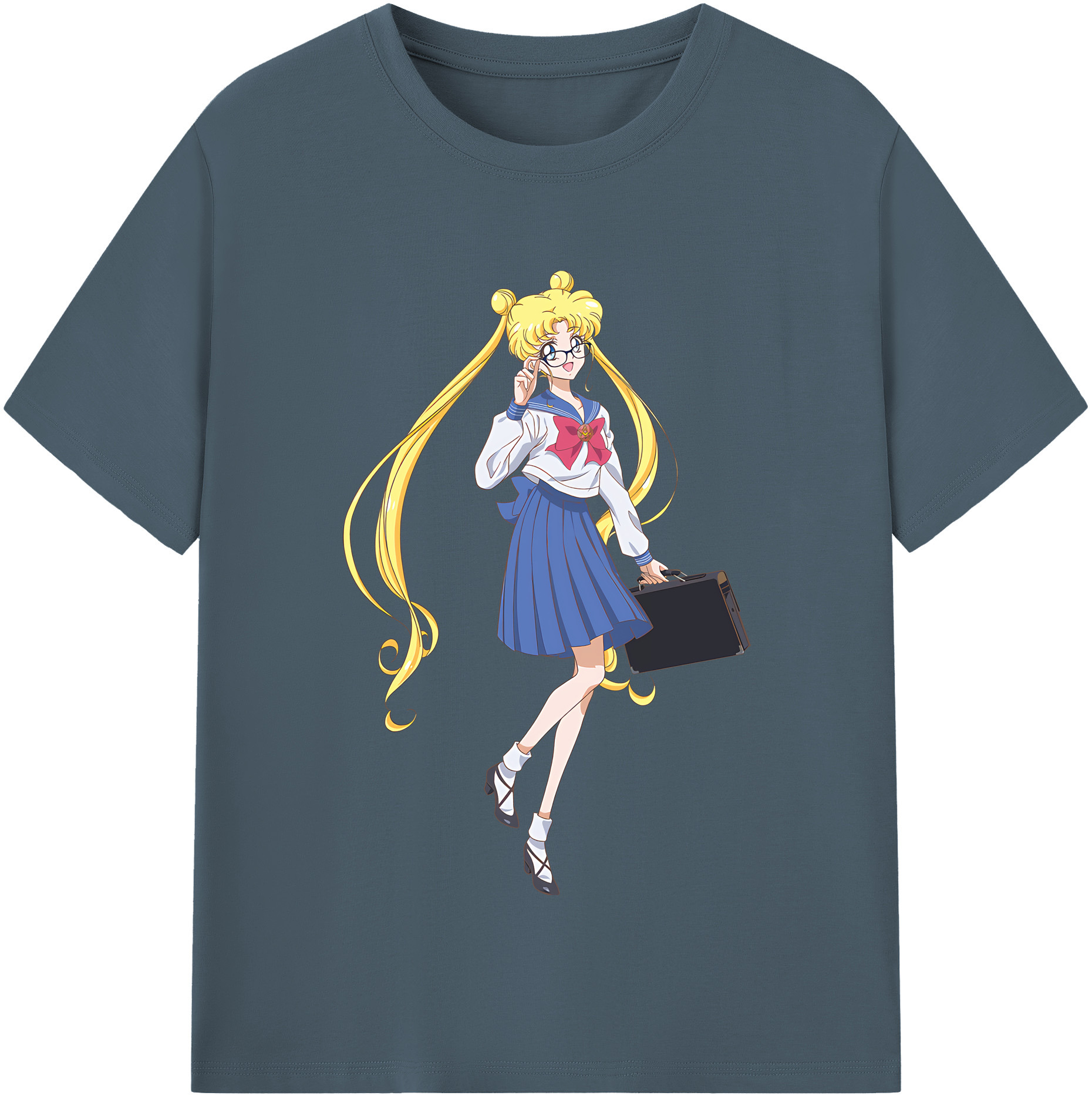 （画像用） 美少女戦士セーラームーン 愛野 美奈子 あいの みなこ Sailor Moon Aino Minako 綿100％半袖Tシャツ（フロントプリント）